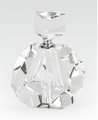 Tizo Crystal Glass Perfume Bottle Diamond Cut PH819PB, MPN: PH819PB,