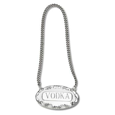 Empire Sterling Silver Vodka Liquor Label GM21949, MPN: GM21949, 44228037875