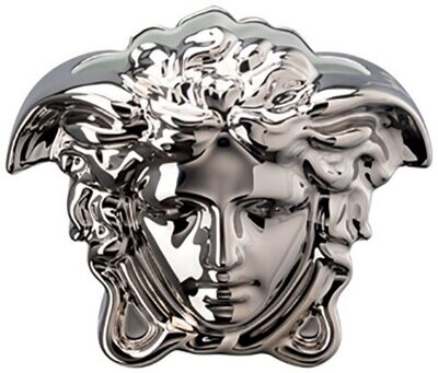 Versace Medusa Grande Vase Silver 6 Inch, MPN: 14493-426174-26015, 790955110533