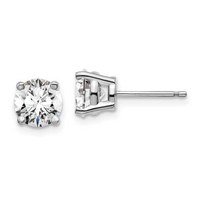 2Ctw Vs/Si, D E F, Lab Grown Diamond 4 Prong Earring 14k White Gold EM1006-200-WLD, MPN: EM1006-200…