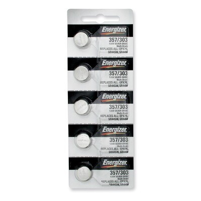 Energizer Watch Batteries Package of 5 WB303, MPN: WB303, 39800080875