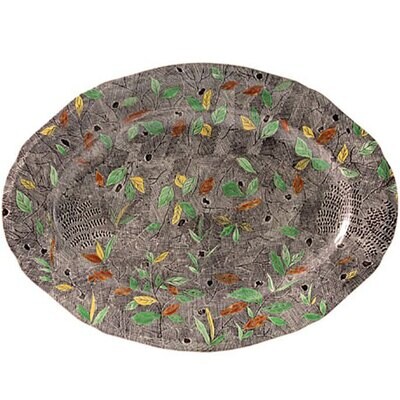 Gien Rambouillet Oval Platter Foliage 0126CO8F26, MPN: 0126CO8F26, 840769107301