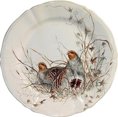 Gien Sologne Dessert Plate Partridge 1631ADE526, MPN: 1631ADE526, 840769045115