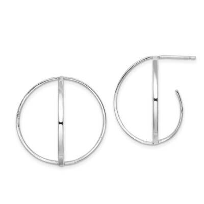 Orb Post Earrings Sterling Silver Rhodium-plated QE14798, MPN: QE14798, 886774080475