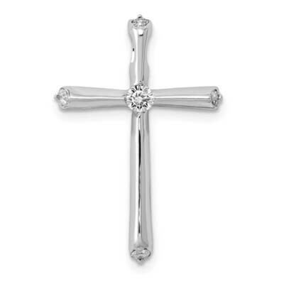 1/5Ct. Diamond Cross Chain Slide 14k White Gold PM5006-020-WA, MPN: PM5006-020-WA, 883957303512