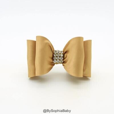 Antique Gold Baby Bow Gold Bow Hair Clip Bow Hair Clip Toddler Gold Hair Clip Girls Bow Hair Clip B…