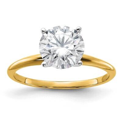 1 7/8ct. G H I True Light Round Moissanite Solitaire Ring 14k Gold YGSH15-15MT, MPN: YGSH15-15MT, 1…