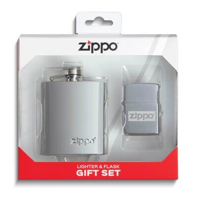 Zippo Flask and Lighter Set GM25732, MPN: GM25732,