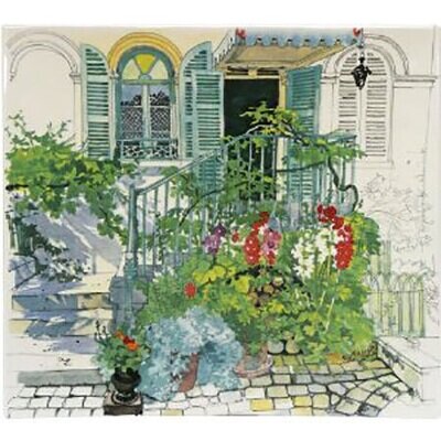 Gien Paris A Giverny Square Plate 1738CCCA01, MPN: 1738CCCA01, 840769080253
