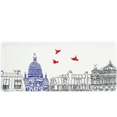 Gien Ca C Est Paris Oblong Serving Tray 1826CPCA01, MPN: 1826CPCA01, 840769013299