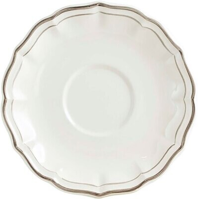 Gien Filet Taupe Espresso Saucer 1692SCAF22, MPN: 1692SCAF22, 840769063348