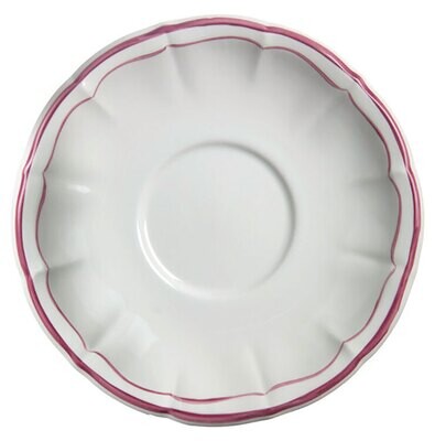 Gien Filet Pivoine Espresso Saucer 1831SCAF22, MPN: 1831SCAF22, 840769059600