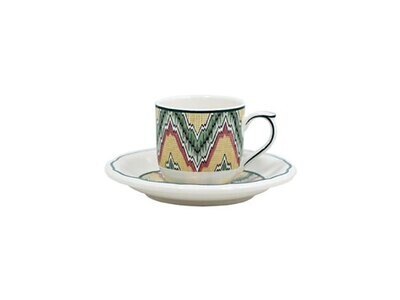 Gien Dominote Espresso Cups &amp; Saucers 18442PC326, MPN: 18442PC326, 840769003580