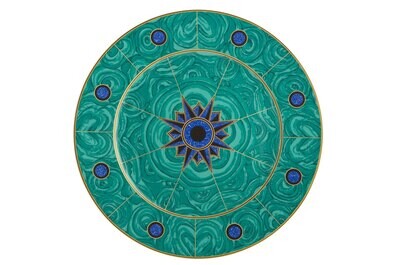 Mottahedeh Malachite Service Plate TD201, MPN: TD201,