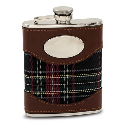 Blue Fabric Flask 6oz Stainless Steel GM18386, MPN: GM18386, 797140527565