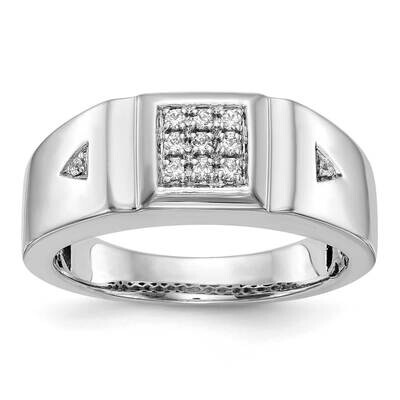 Diamond Men&#39;s Band 14k White Gold RM3505B-013-WAA, MPN: RM3505B-013-WAA, 196904148570