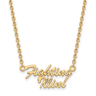 University of Illinois Alumni Association Small Gold-plated Sterling Silver GP075UIL-18, MPN: GP075…