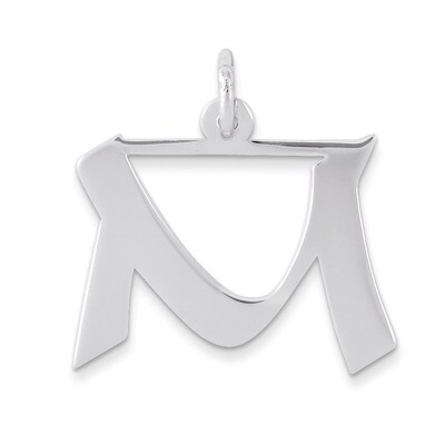 Artisan Block Initial M Charm Sterling Silver QC5089M, MPN: QC5089M, 886774962078
