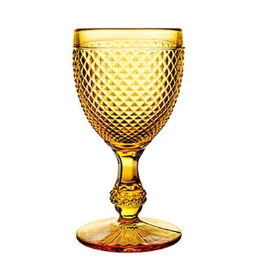 Vista Alegre Bicos Set Of 4 Water Goblets Amber 49000055, MPN: 49000055, 5601266809601