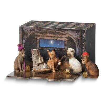 6 Piece Purrfect Pageant Cat Manger Scene GM25645, MPN: GM25645, 89945755008