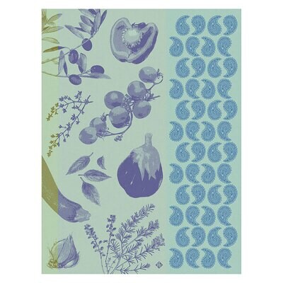 Le Jacquard Francais Soleil A Table Blue Tea Towel 24 x 31 Inch 27560 Set of 4, MPN: 27560, 3660269…