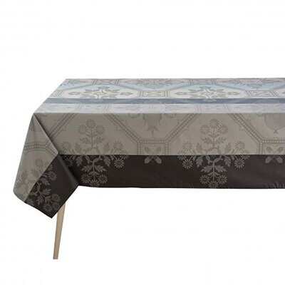 Le Jacquard Francais Tablecloth Hacienda Blue 100% Coated Cotton 27044, MPN: 27044, 3660269270445