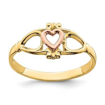 Heart Ring 14k Two-tone Gold K2074, MPN: K2074, 196904061862