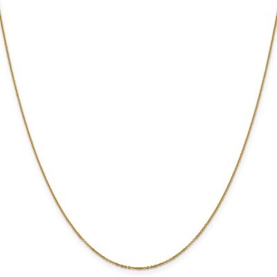 Leslie&#39;s 22 Inch 1.1 mm Flat Cable Chain 14k Gold HB-1501-22, MPN: 1501-22, 191101741708