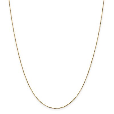 18 Inch 0.90mm Diamond -cut Cable Chain 14k Gold PEN326-18, MPN: PEN326-18, 883957173641