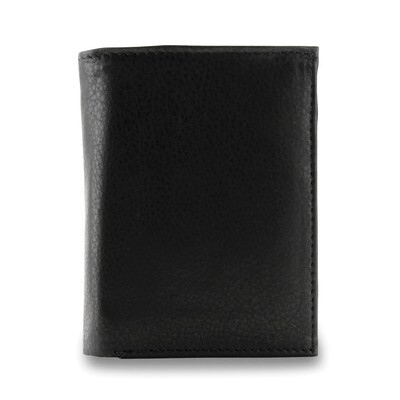 Black Leather Bi-fold Card Case Jacket Wallet GM17784, MPN: GM17784, 892925006812