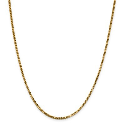 Leslie&#39;s 2.4 mm Franco Chain 18 Inch 14k Gold HB-7182-18, MPN: 7182-18, 886774548357