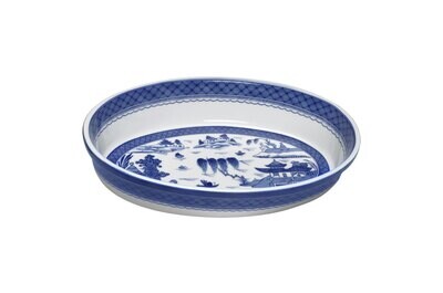 Mottahedeh Blue Canton Baking Dish Oval S204, MPN: S204,