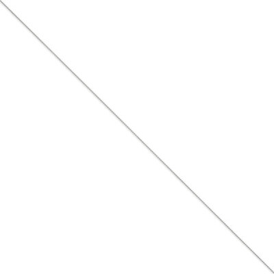 0.80mm Spiga Pendant Chain 18 Inch 14k White Gold PEN158-18, MPN: PEN158-18, 883957158181