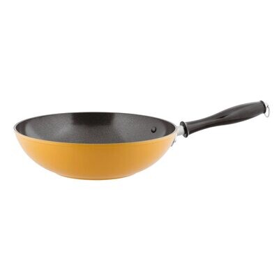 Sambonet Quarzo Nero Nonstick Spadella Wok Yellow 11 Inch 118 Oz. 3.6 Qts 51013Y28, MPN: 51013Y28, …