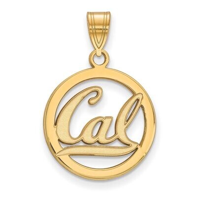 University of California Berkeley Sm Pendant in Circle Gold-plated Silver GP020UCB, MPN: GP020UCB, …