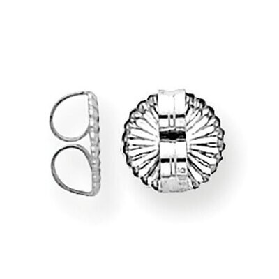 Earring Back Setting 18k White Gold 8W720, MPN: 8W720,