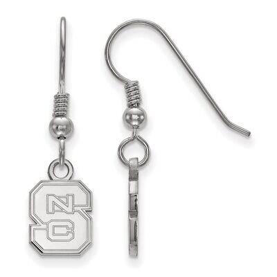 North Carolina State University Extra Small Dangle Earring Wire Sterling Silver SS006NCS, MPN: SS00…