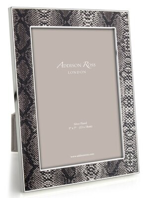 Addison Ross Orange Snake &amp; Silver Picture Frame 5 x 7 Inch Silver-plated FR1209, MPN: FR1209, UPC/…