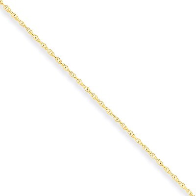 0.8mm Lite-Baby Rope Chain 24 Inch 10k Gold 10KPE3-24, MPN: 10KPE3-24, 886774535456