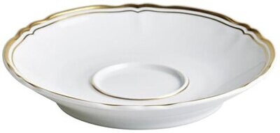 Raynaud Limoges Mazurka Or White Tea Saucer Extra 6.2992 0864-40-368016, MPN: 0864-40-368016, 79095…