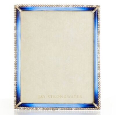 Jay Strongwater Laetitia Stone Edge 8&quot; x 10&quot; Picture Frame SPF5512-261, MPN: SPF5512-261,