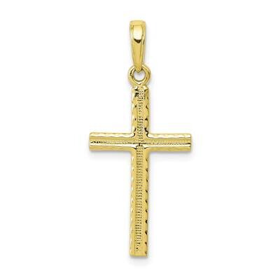 Latin Cross Pendant 10k Gold 10C3866, MPN: 10C3866,