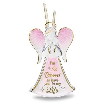 I&#39;m Blessed Angel Glass Figurine Ornament GM21627, MPN: GM21627, 708873040191