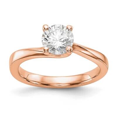 Round Solitaire Engagement Polished Mtg 14k Rose Gold RM1946E-100-R, MPN: RM1946E-100-R,