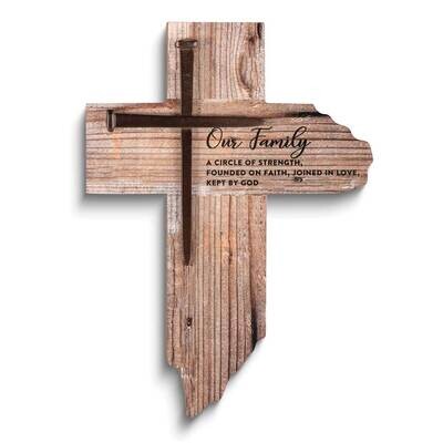 Our Family Rustic Wall Cross GM24335, MPN: GM24335, 785525301411