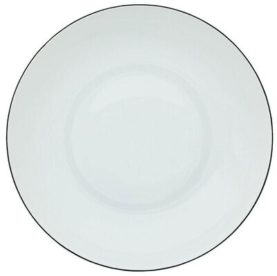 Raynaud Monceau Couleurs Ink Black French Rim Soup Plate 0359-37-250027, MPN: 0359-37-250027, 36600…