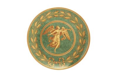 Mottahedeh Gabriel Luncheon Plate Green CW2104, MPN: CW2104,