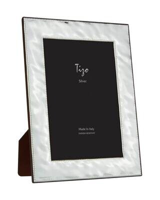 Tizo 5 x 7 Inch Beaded Corner Silverplated Picture Frame 1107-57, MPN: 1107-57,