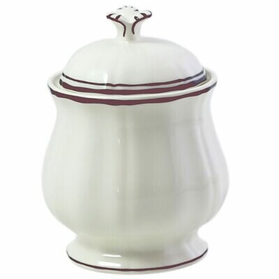 Gien Filet Pivoine Sugar Bowl 1831CSU048, MPN: 1831CSU048, 840769057354
