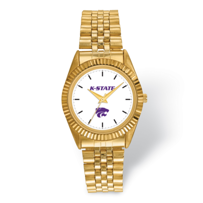 Kansas State University Pro Gold-tone Mens Watch KSU166, MPN: KSU166, 191101125195